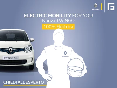 Scopri nuova Twingo 100% Elettrica!