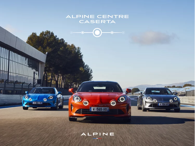 Alpine Grand Opening Tour a Caserta