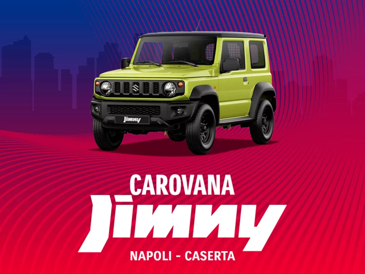 Carovana Jimny in arrivo a Napoli e Caserta