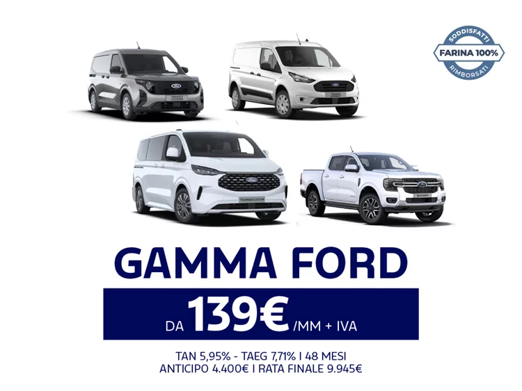 Promo Veicoli Commerciali Ford Pro