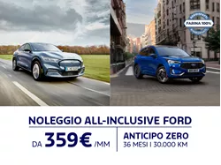 Noleggio all inclusive Ford da 359€ al mese